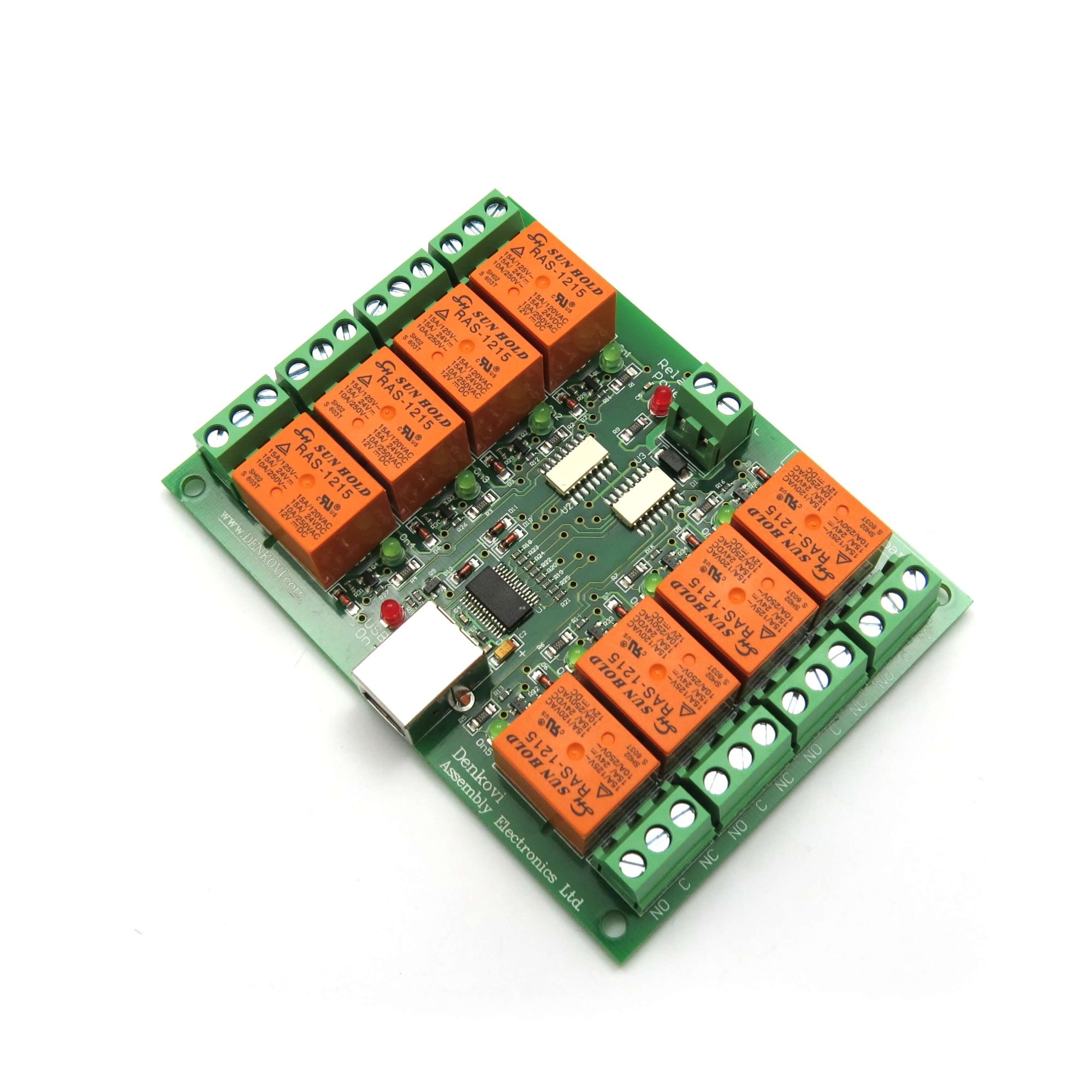 USB 8 Canaux Carte Relais / relays - 10A(220V) / USB relay board | eBay