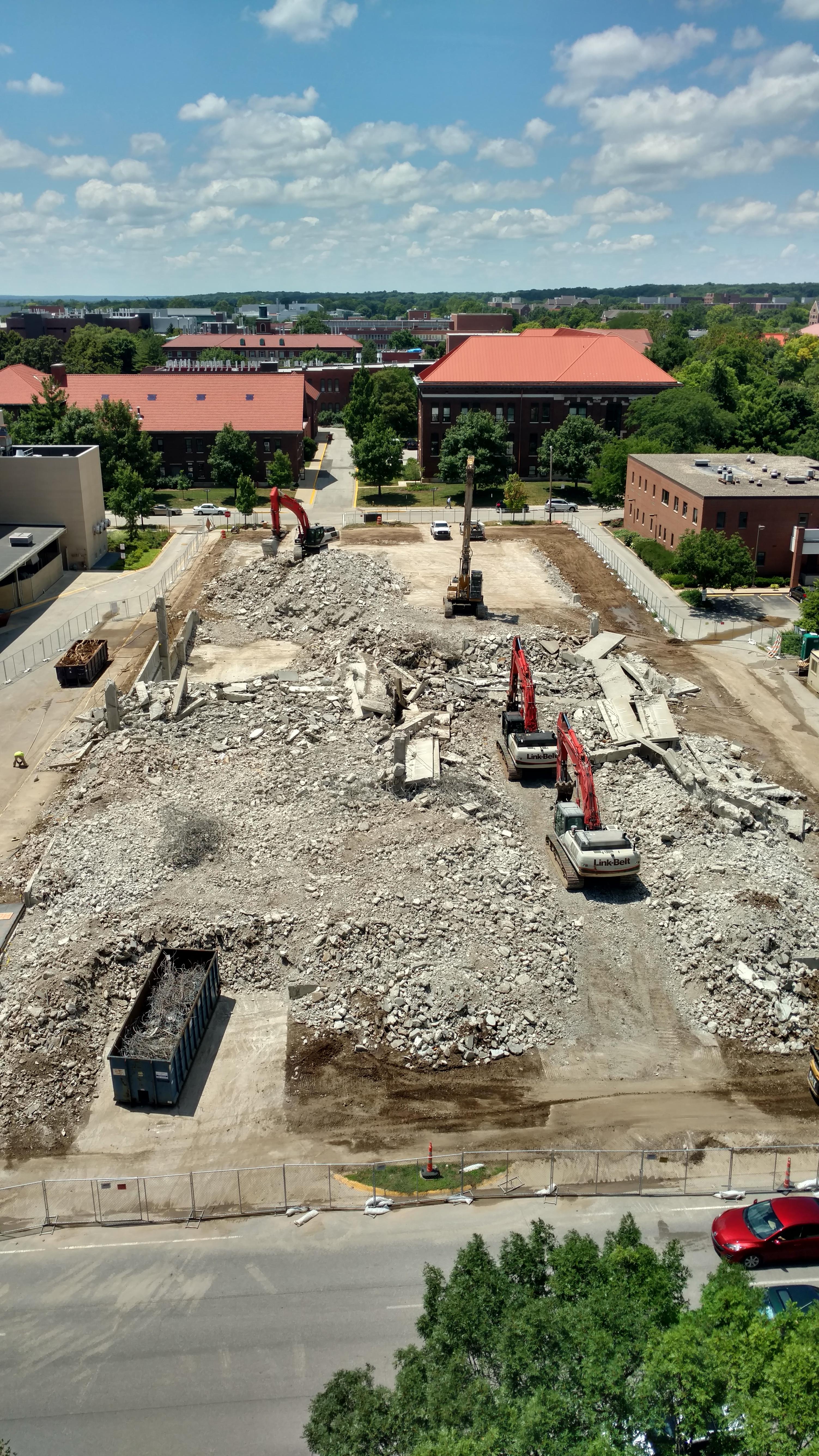 Purdue University Parking Garage Denney Excavating Indianapolis