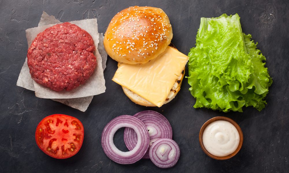 Dennis’ Horseradish Cheeseburger Garnish Dennis' Horseradish