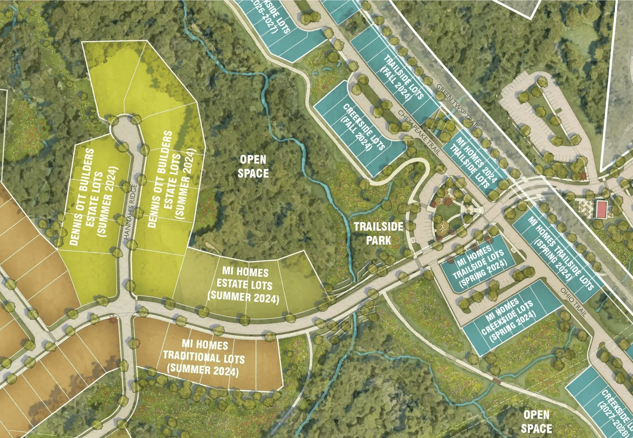 Trailside Village Custom Homes in Green Township, Ohio Dennis Ott