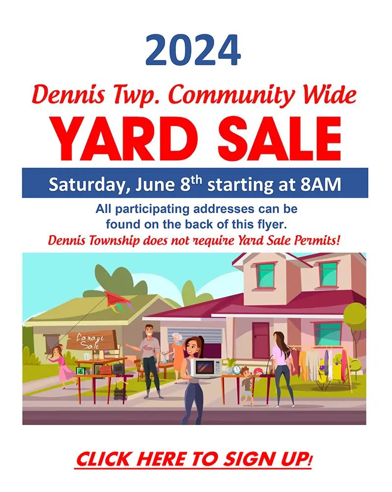 2024 Dennis Township Community Wide Yard Sale Dennis Township New Jersey