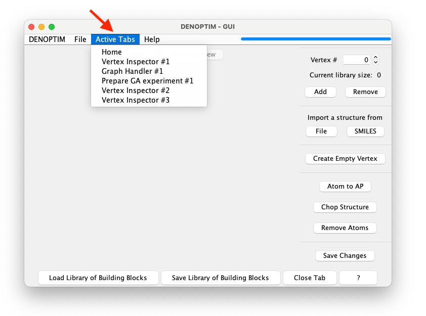 The Graphical User Interface (GUI) — DENOPTIM Tutorials documentation