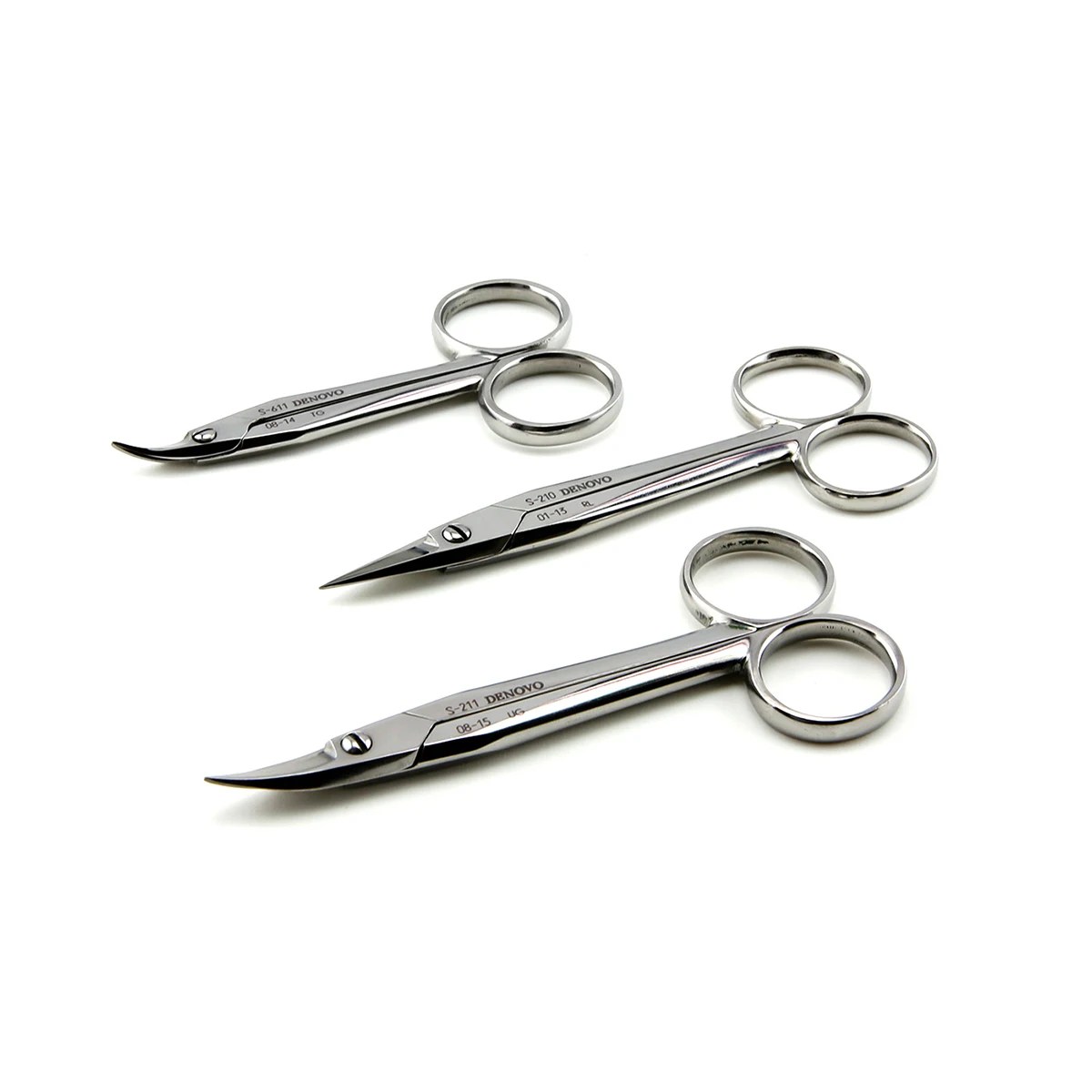 Curved Festooned Dental Crown Scissor — Denovo Dental Denovo Dental