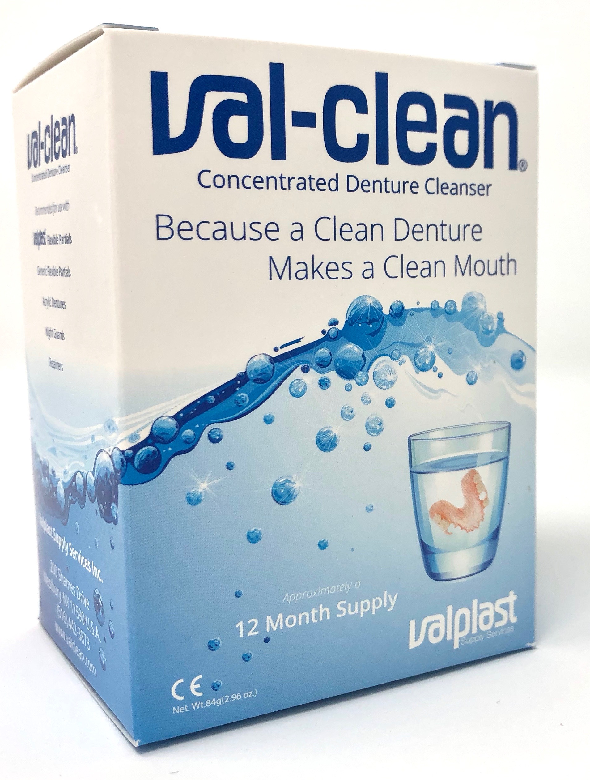 ValClean Concentrated Denture Cleaner 1 Year Supply Dental Essentials