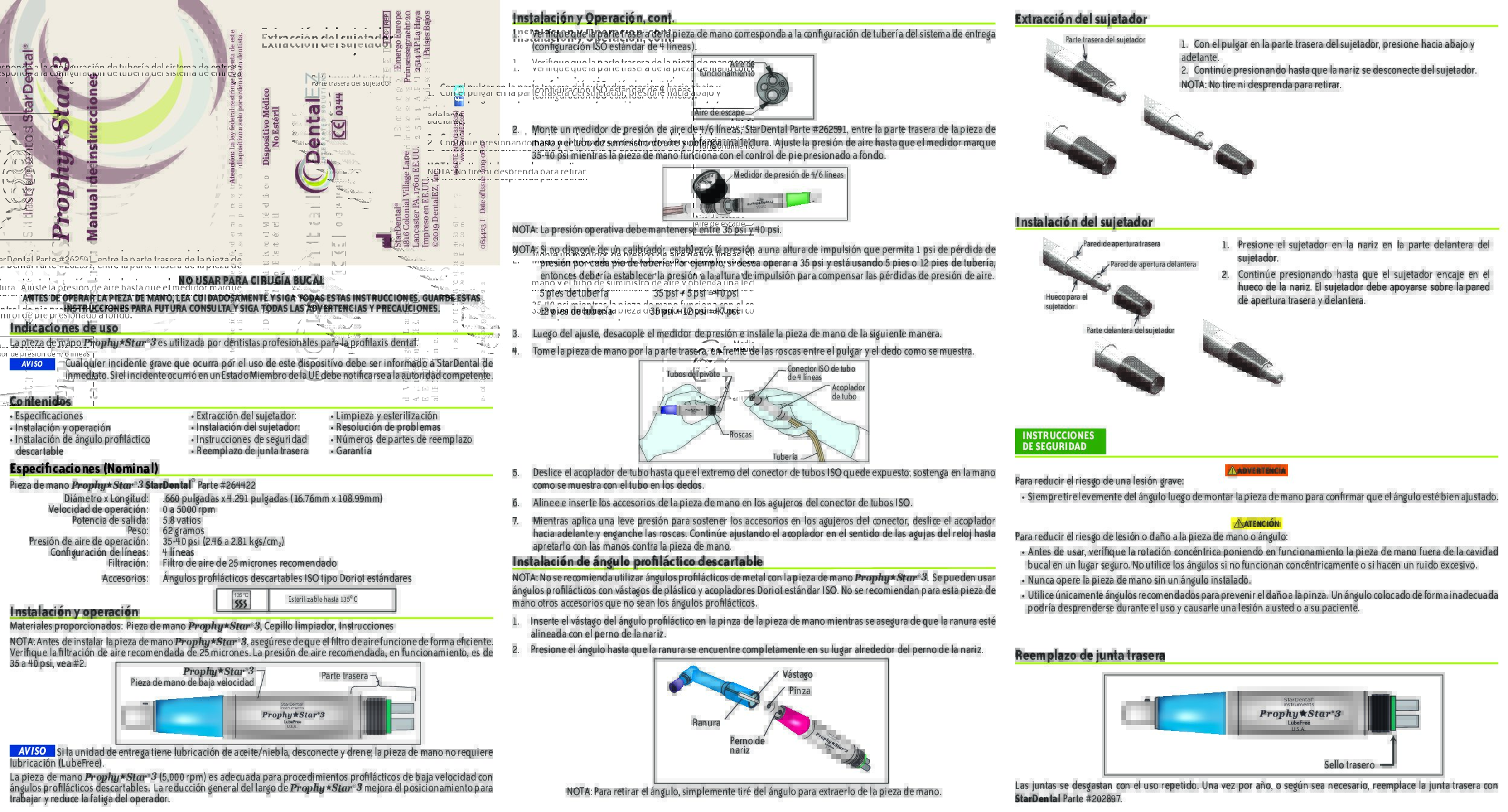 Prophy Star® 3 Hygiene Handpiece DENTALEZ