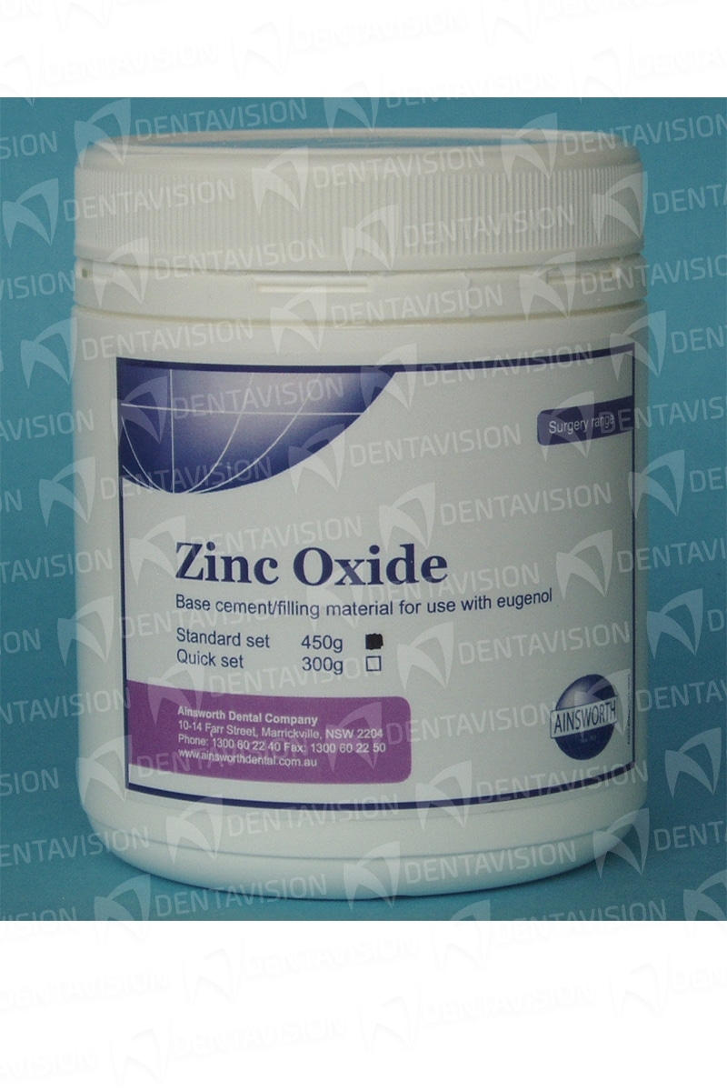 AINSWORTH ZINC OXIDE BP 454G Dentavision