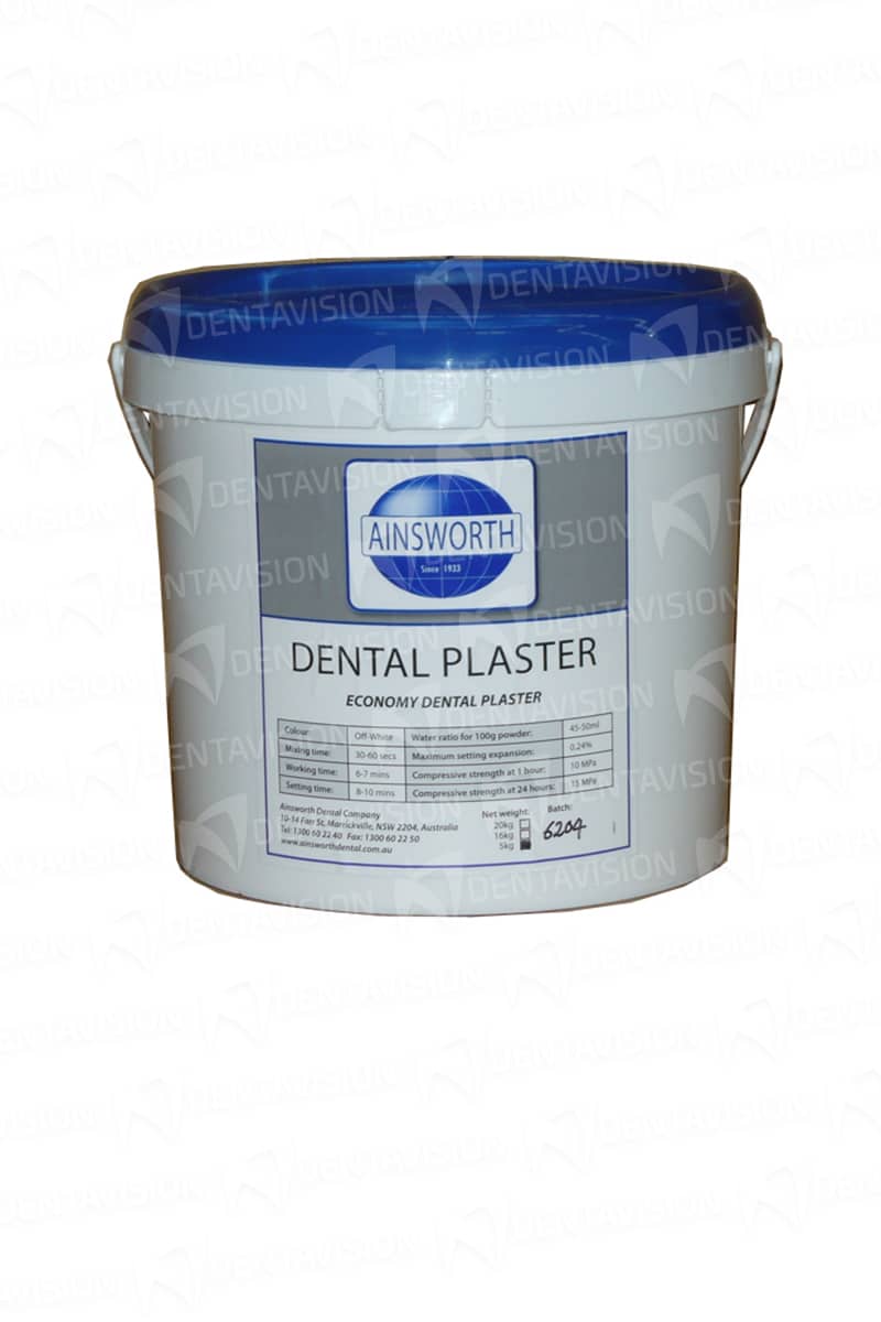 AINSWORTH DENTAL PLASTER 5KG PAIL Dentavision