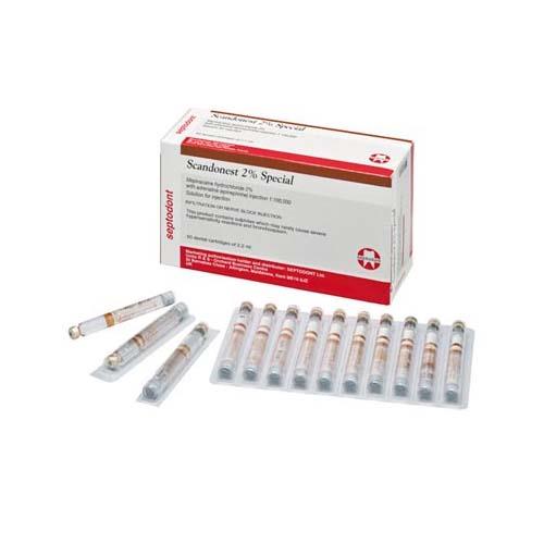 Septodont Scandonest 2 Percent Special, Local Anaesthetic