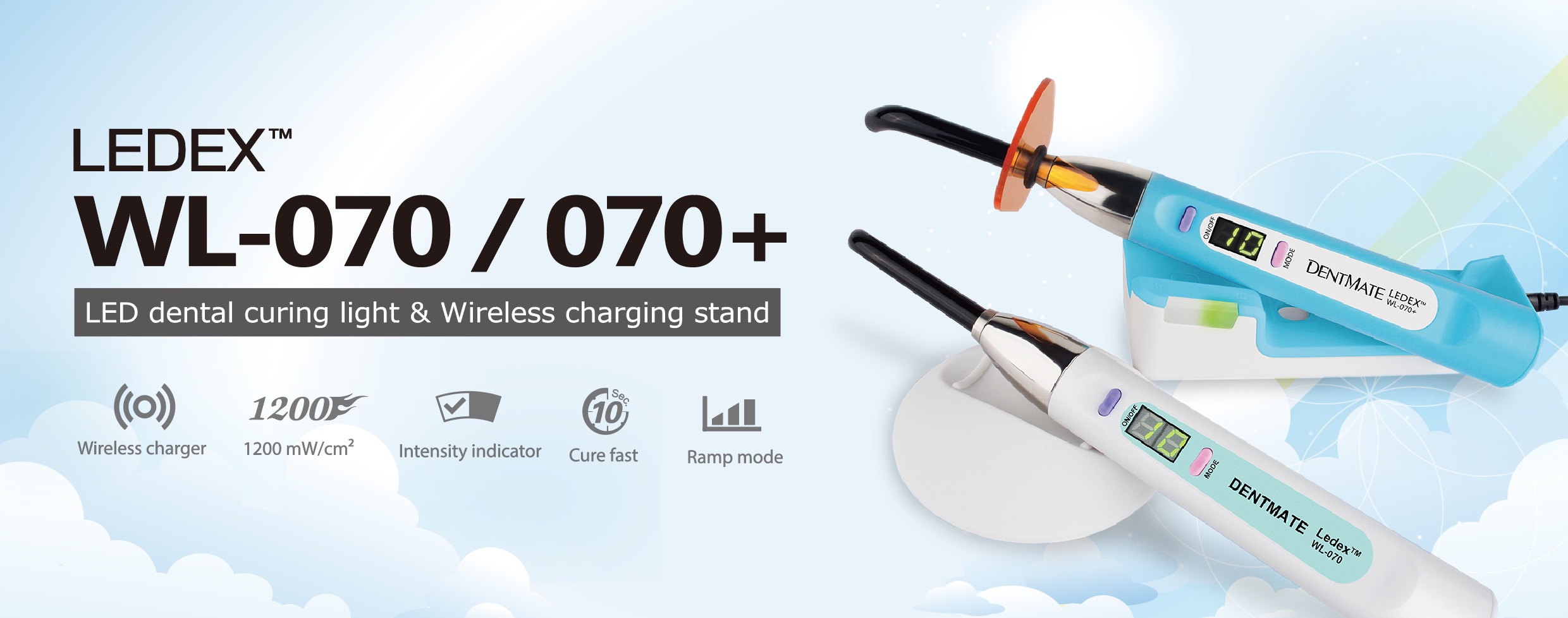 DENTMATE Dental curing light LEDEX™ WL070+