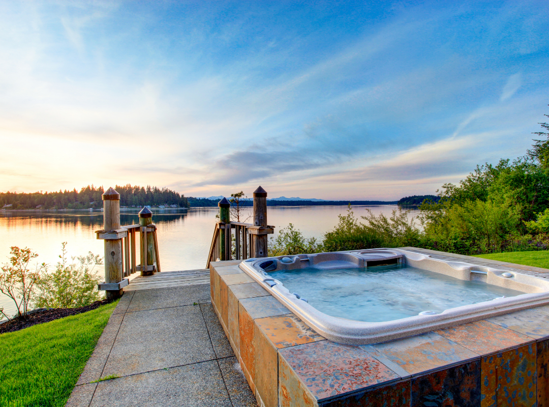 Concrete Hot Tub Pads Stunning Design that Lasts