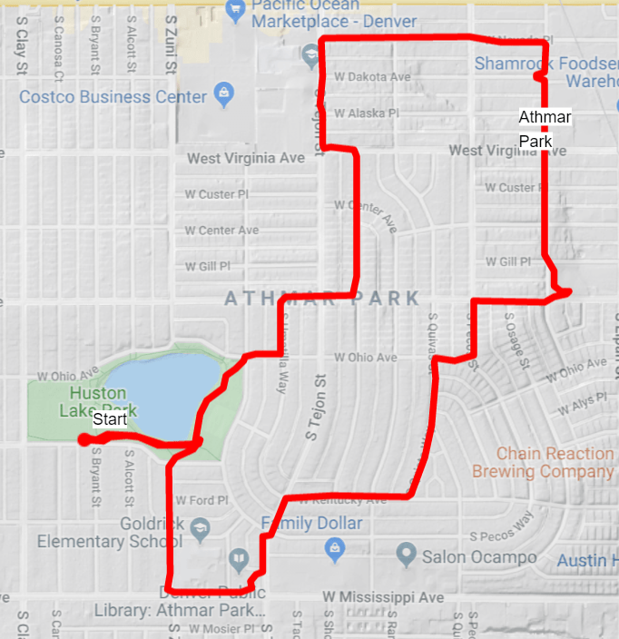 A Quaint Urban Hike through Athmar Park Denver Denver By Foot