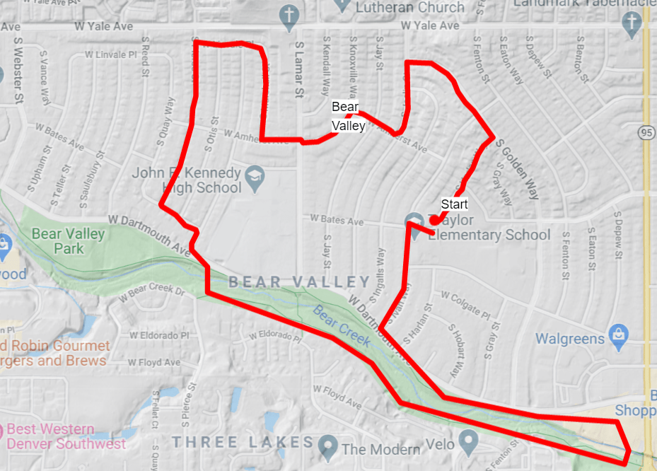 Baring a Fun Hike in Denver's Bear Valley Denver By Foot