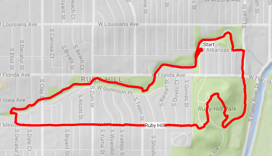 An Urban Hunt for Denver's First Red Rocks on Ruby Hill Denver By Foot