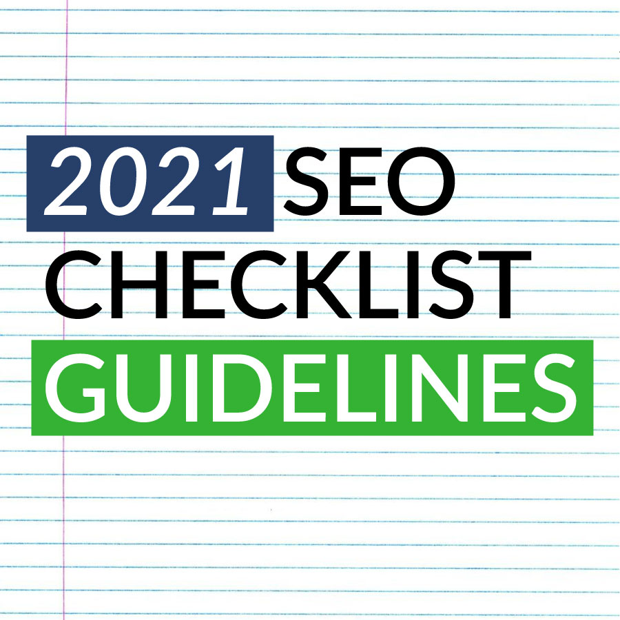 2021 SEO Checklist Guidelines Denverdata Web