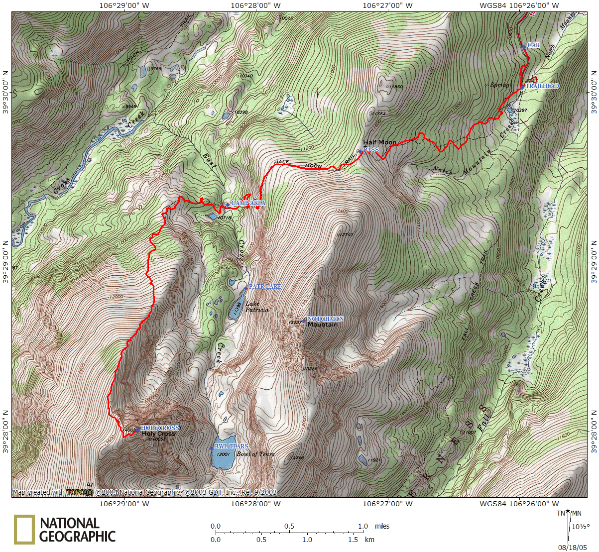 Mount of the Holy Cross DenverDavis