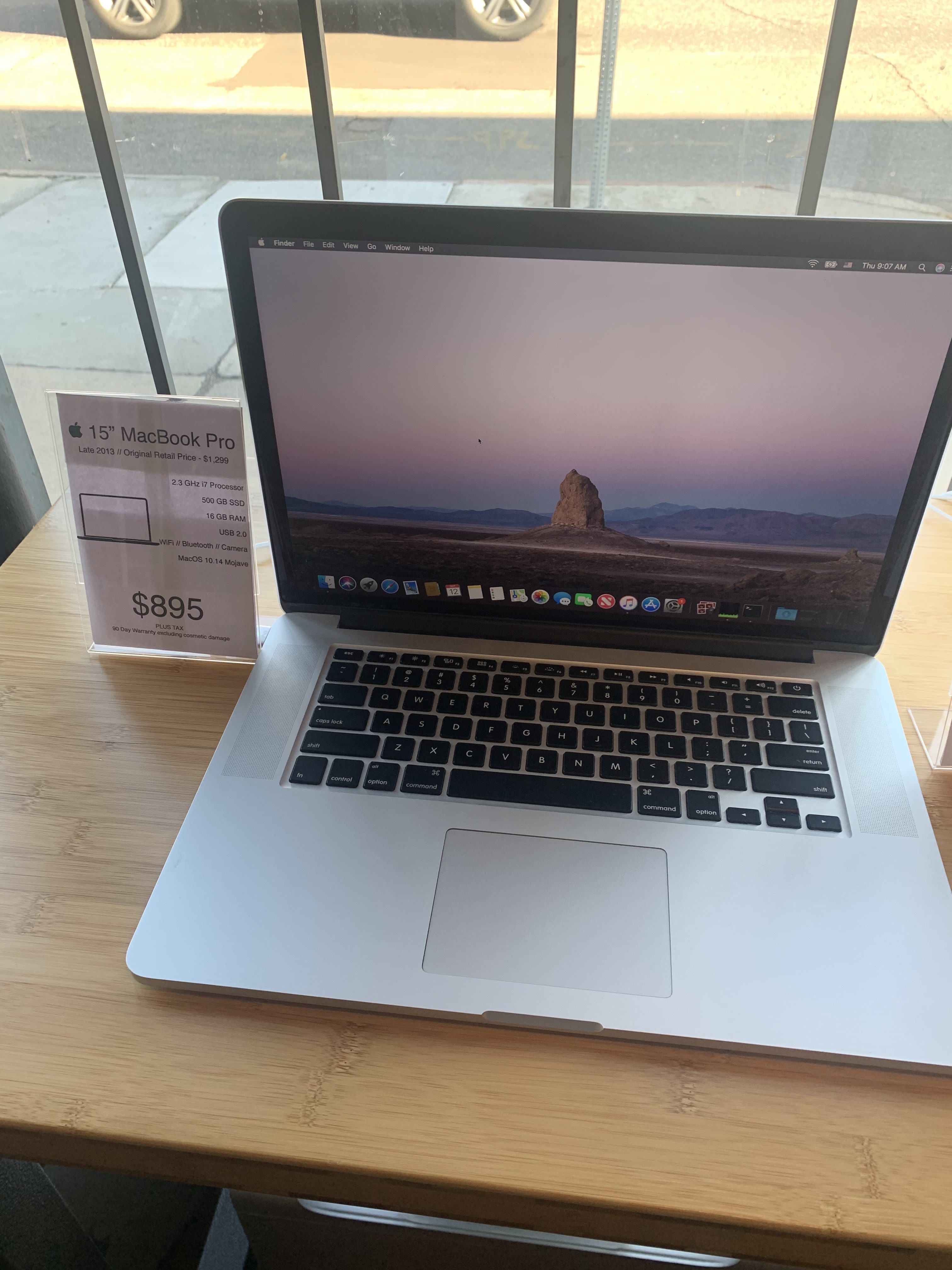 SOLD Late 2013 MacBook Pro 15" 895 Denver Mac Repair