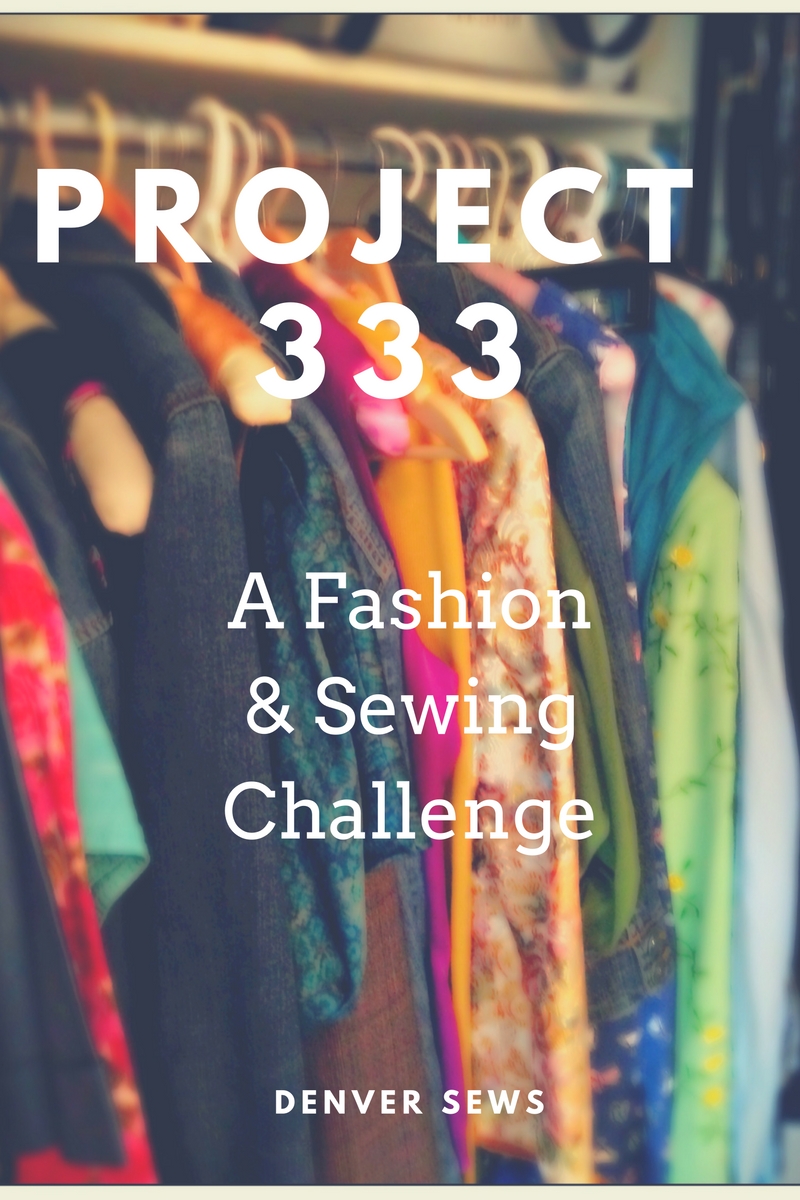 Project 333 A fashion and sewing challenge Denver Sewing Collective