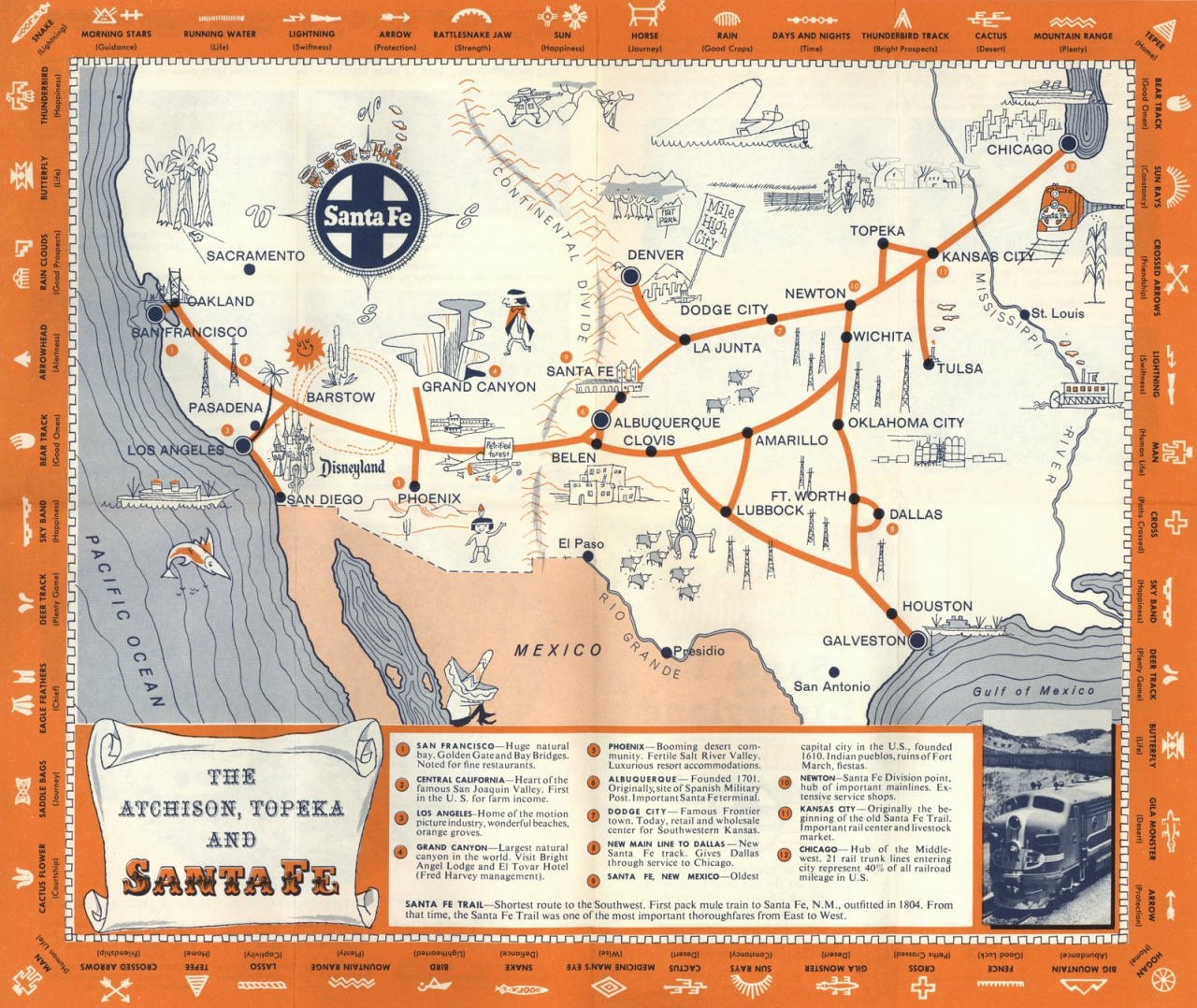 Santa Fe Railroad Map Afsf - Atchison, Topeka And Santa Fe Railway - Denver's Railroads