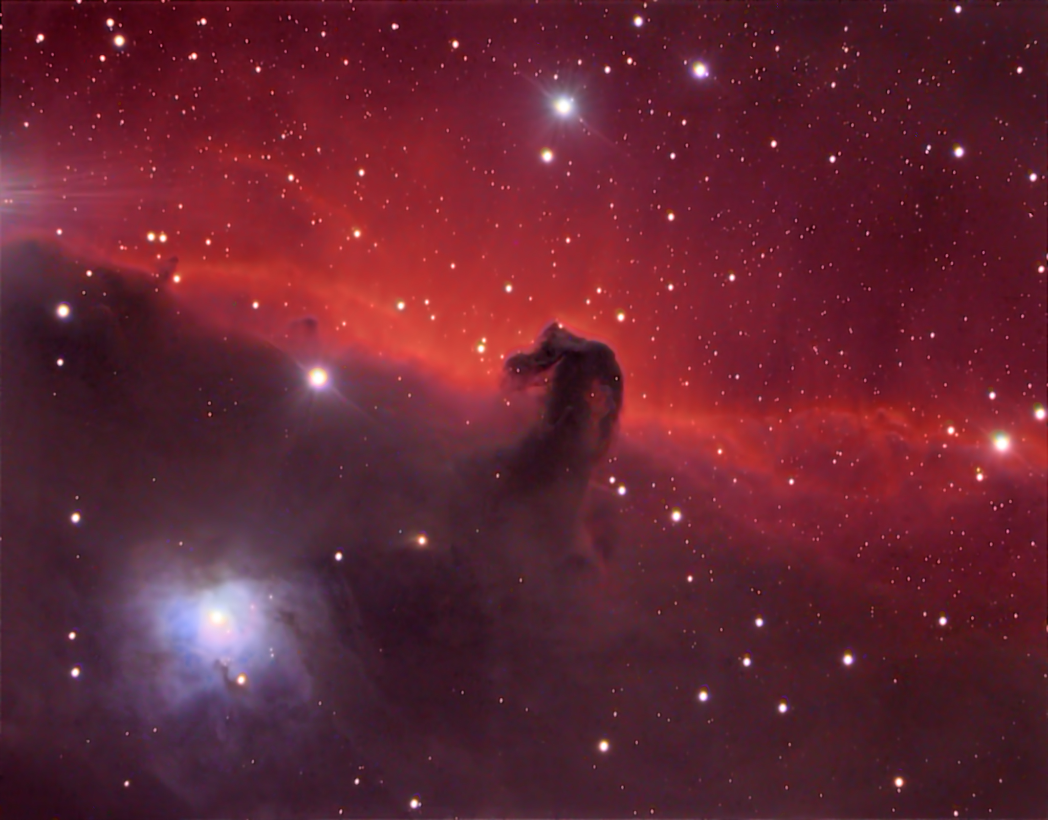 Horsehead Nebula up Close Deography by Dylan O'Donnell