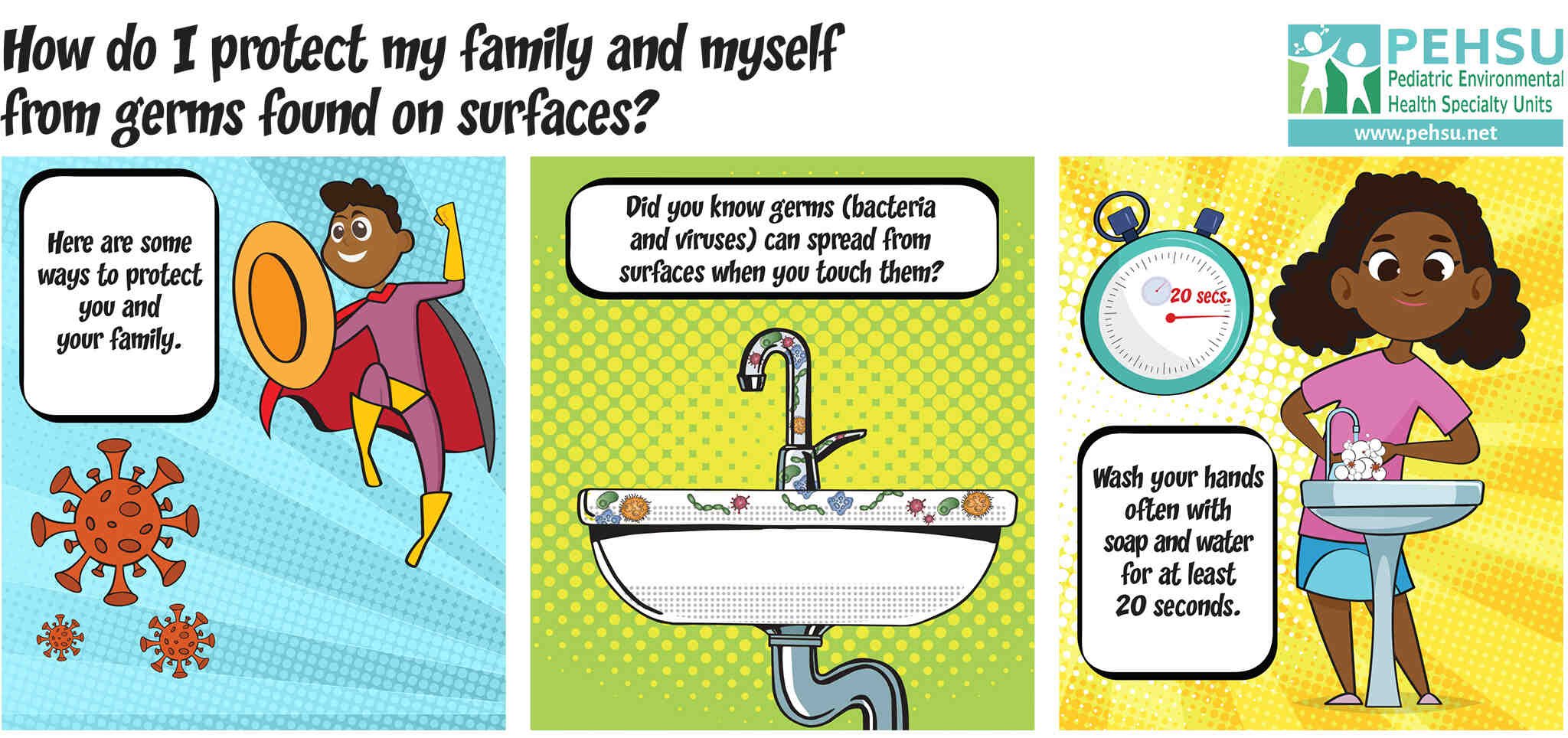 Safer cleaning through comics Environmental & Occupational Health