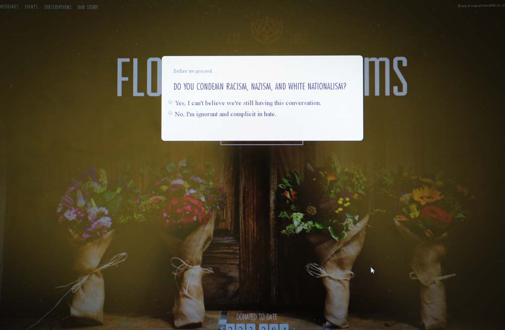 Kwiaciarnia z Chicago, która obsłuży dopiero, gdy potępisz rasizm. Deon24