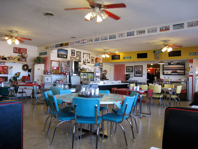 Friday Food Day Midpoint Café, Adrian, Texas