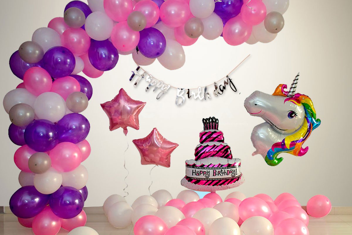 Unicorn Theme Birthday Decoration for Kids Birthday in Delhi, Gurgaon