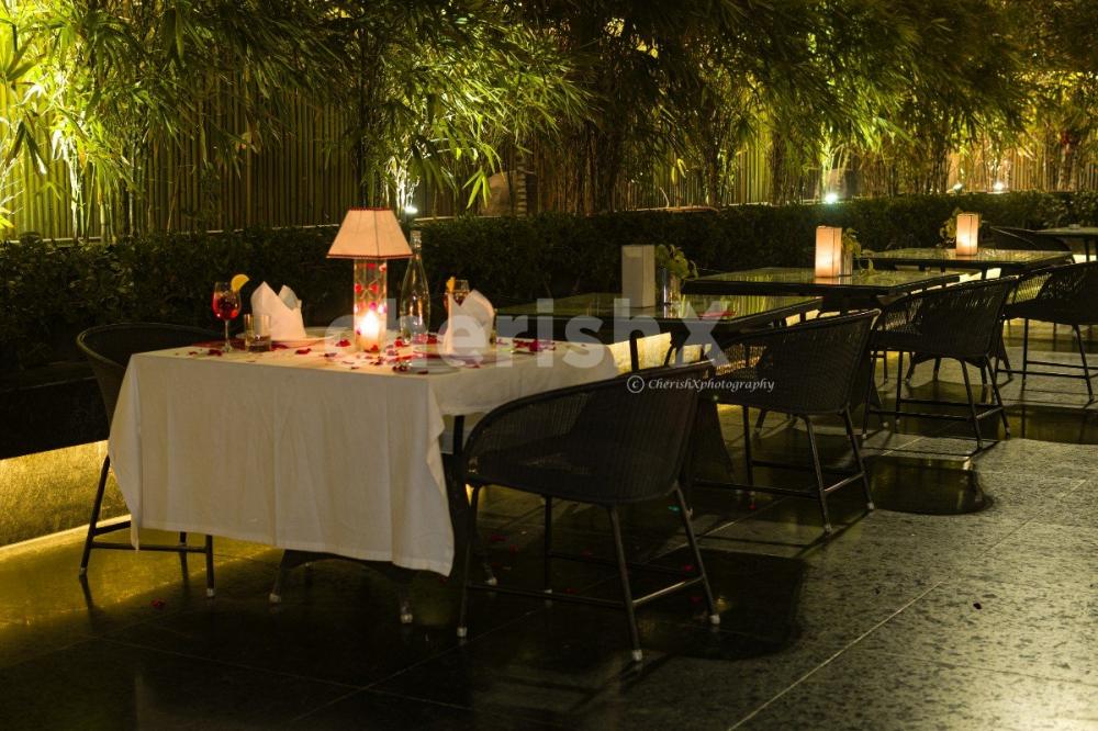 Romantic Open Air Candlelight Dinner at The Lalit, Delhi Delhi NCR