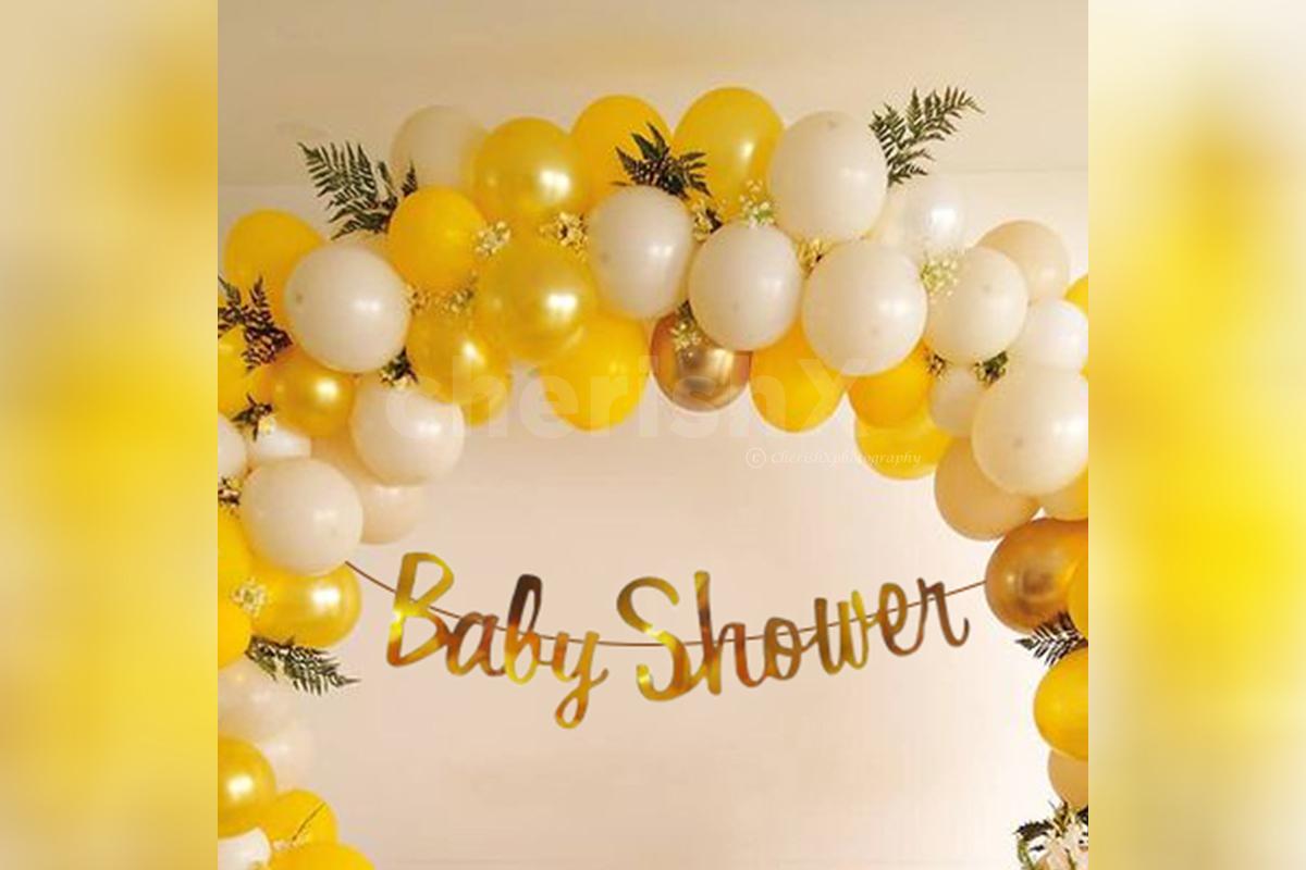 Unique Gold Ring Baby Shower Decor to make your Baby Shower Party