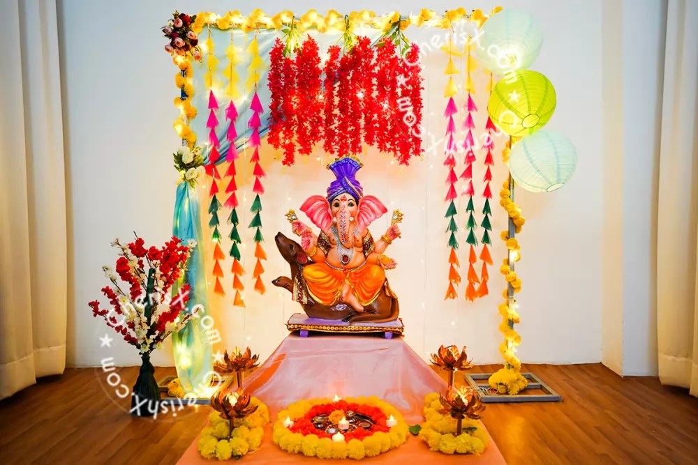 100+ ideas for ganesh decoration at home to bring in the festive spirit