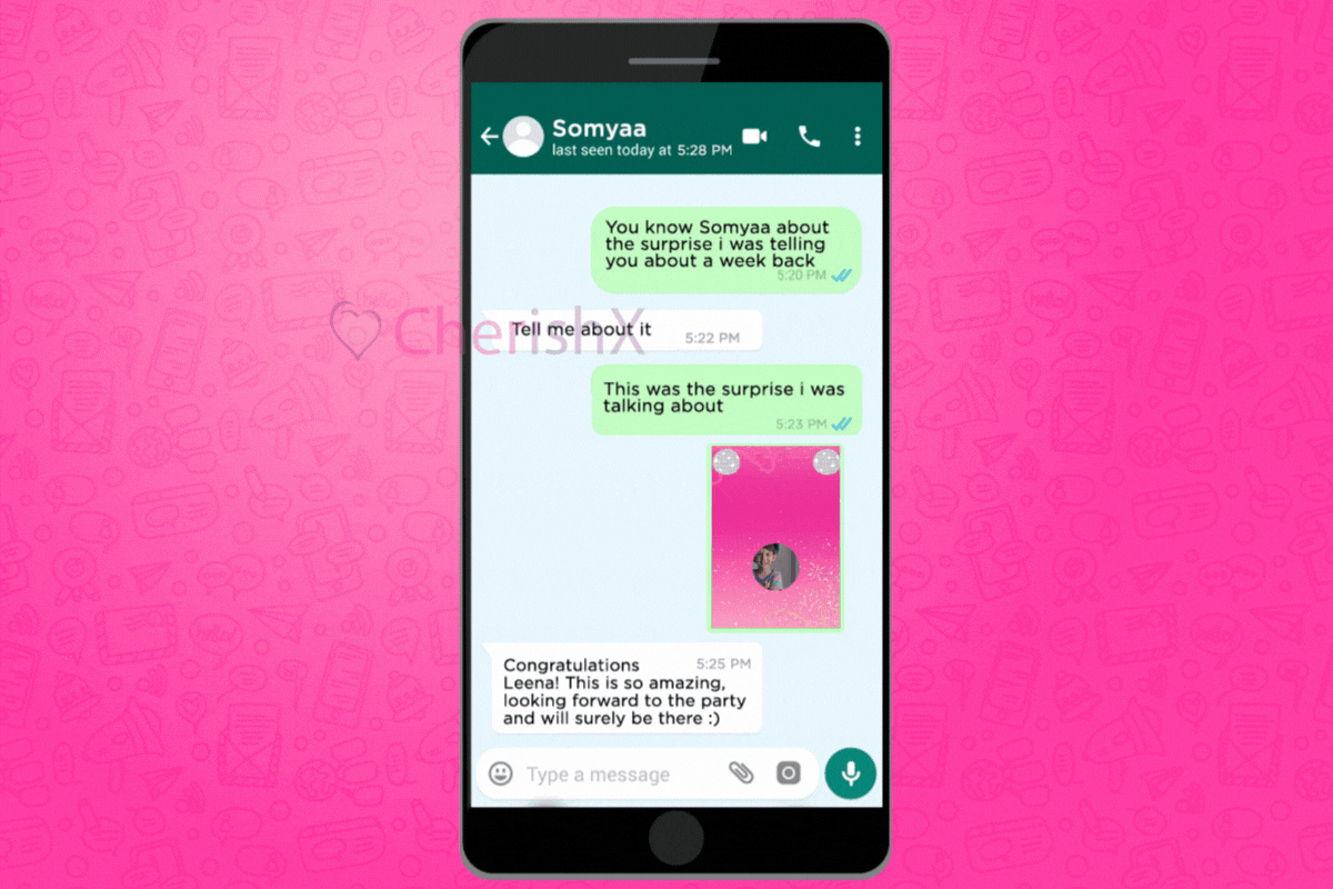 Barbie Theme Birthday EInvite for WhatsApp Pune