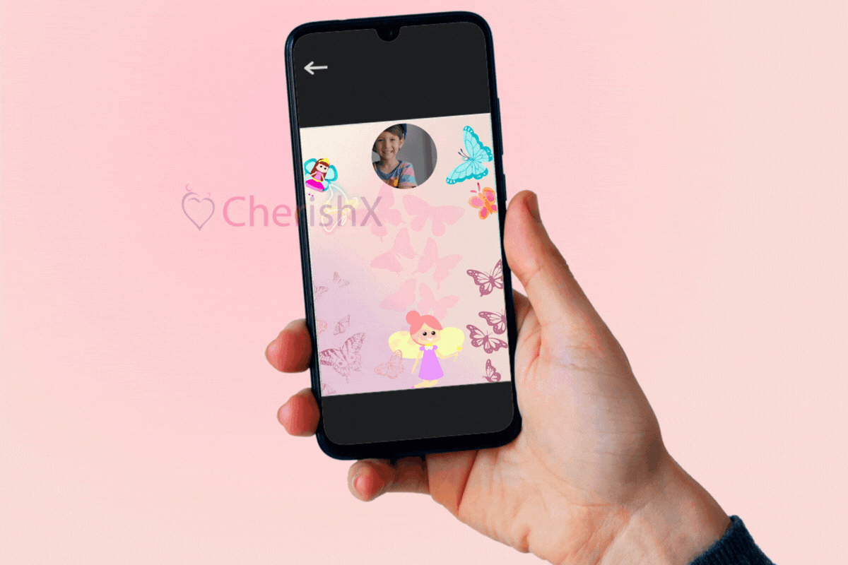 Butterfly Theme Birthday EInvite for WhatsApp Bangalore