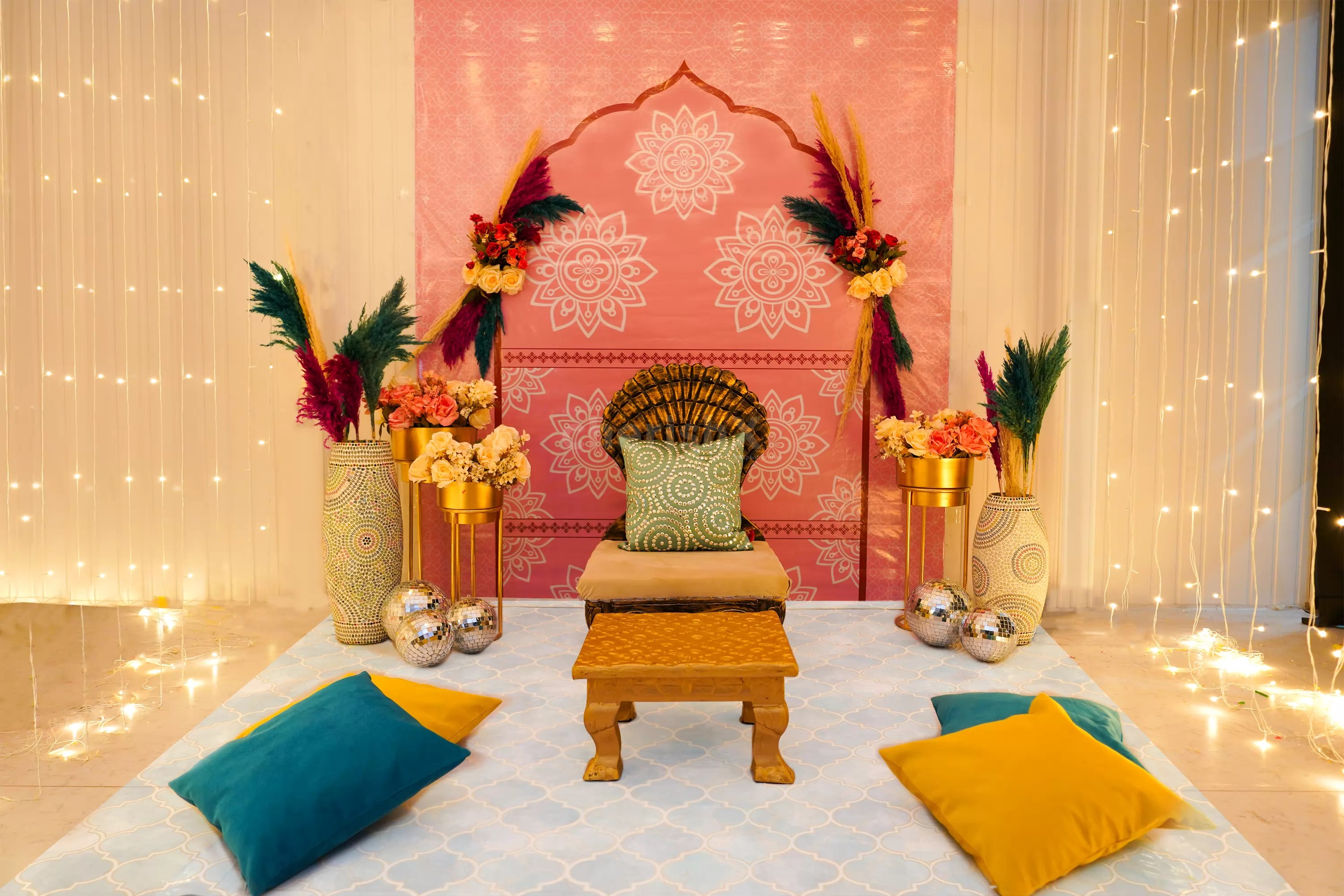 Pakistani Mehndi Function Decorations