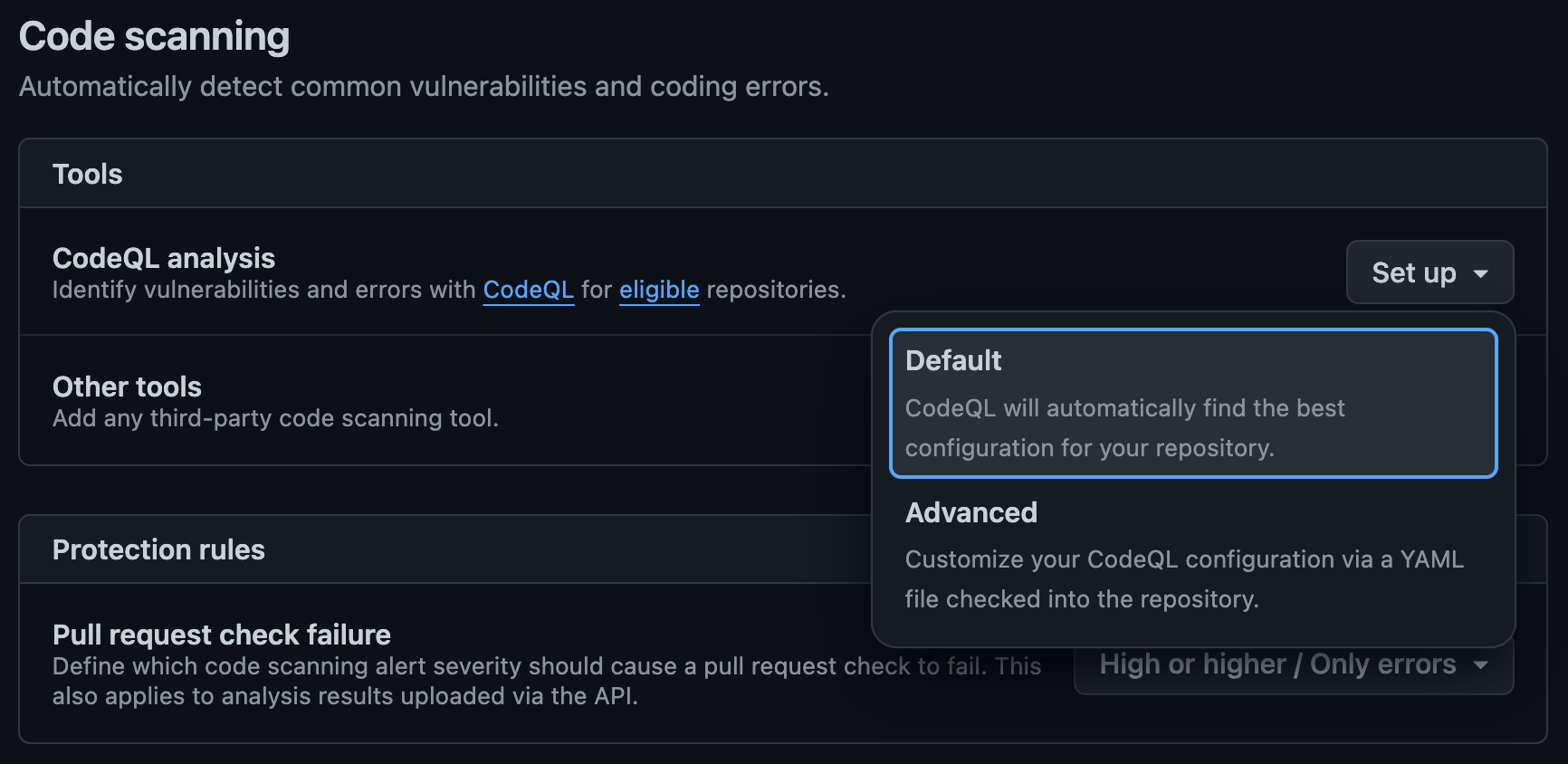 VA GitHub Handbook Configuring CodeQL