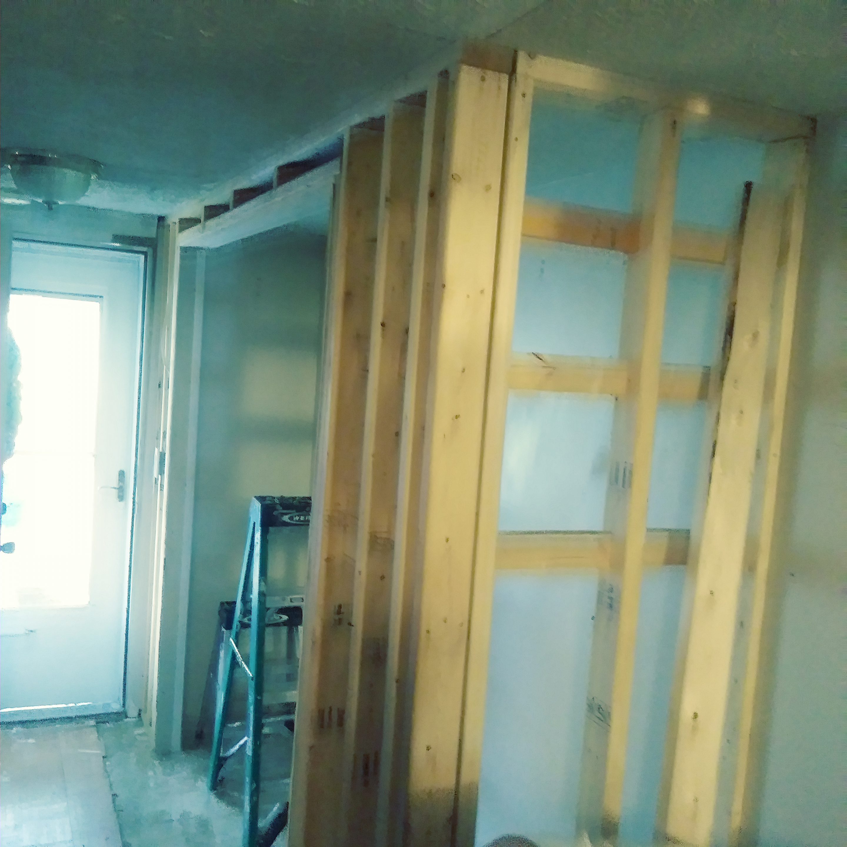 Closet framing Dependable Construction & Remodeling Fairborn OH