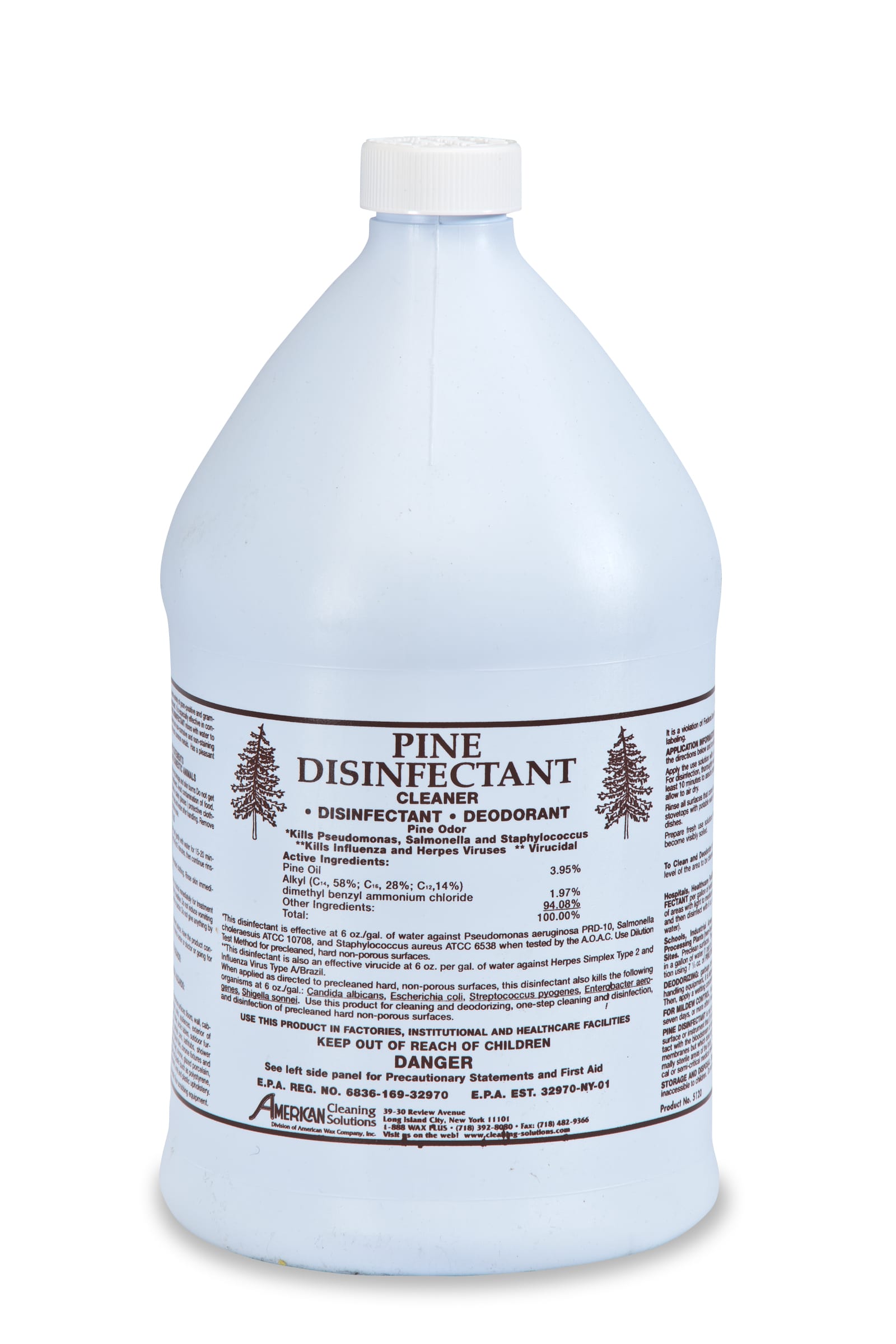 C1190 Pine Disinfectant 4/1Gal Dependable Plastic