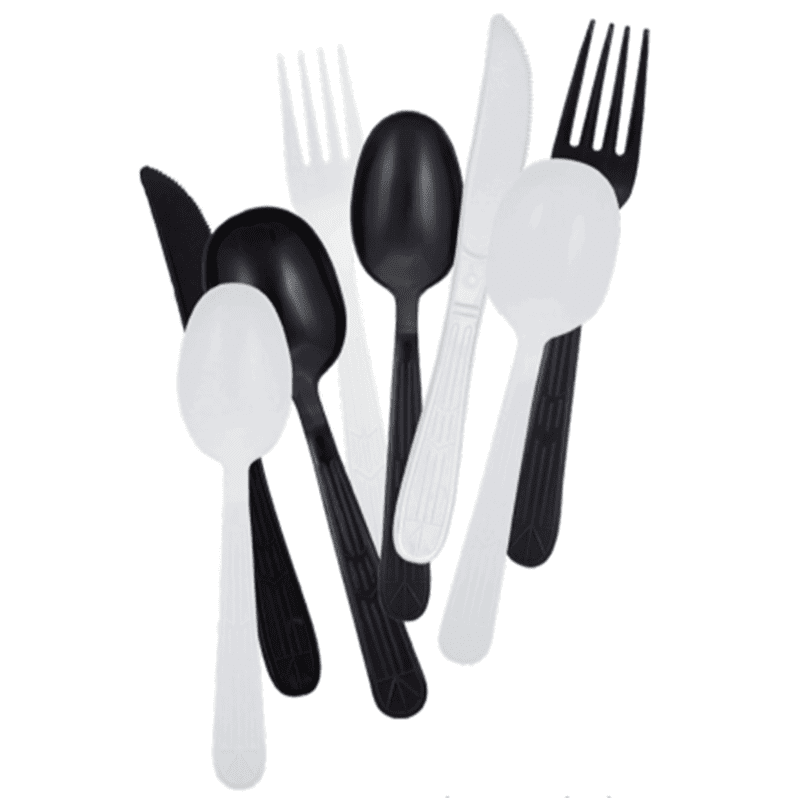 Economy Heavyweight Disposable Cutlery Dependable Plastic