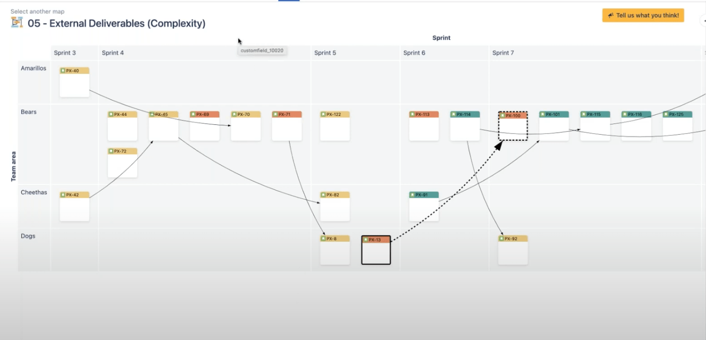 Dependency Map for Jira Cloud Dependency Map