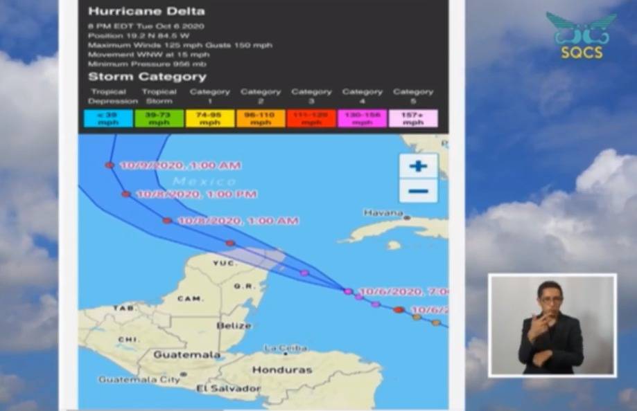 Grandes huracanes entran por zona a donde se dirige Delta Gobernador