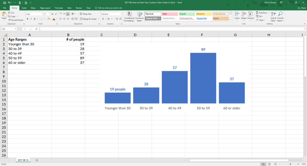 How to Enter Your Custom Color Codes in Microsoft Excel Depict Data