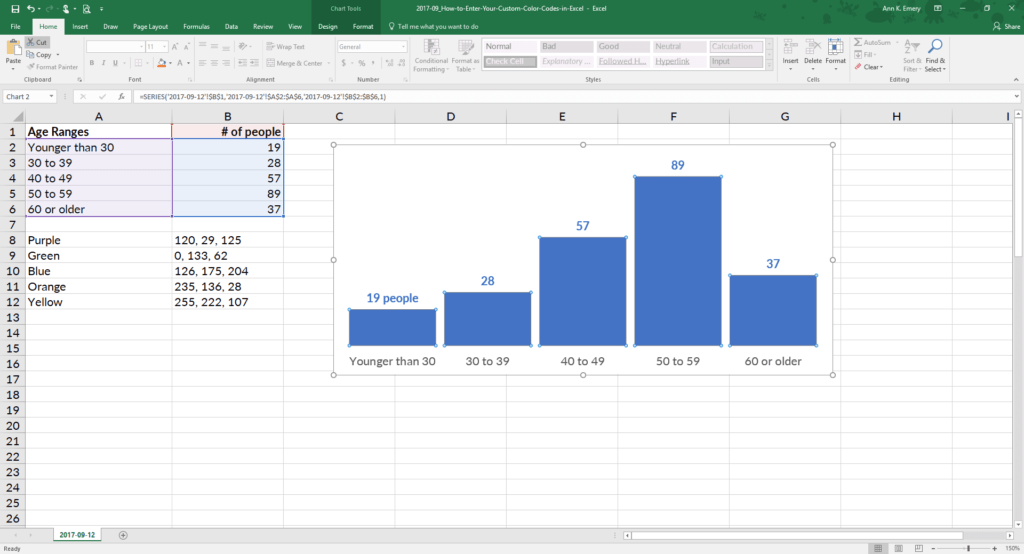 How to Enter Your Custom Color Codes in Microsoft Excel Depict Data Studio