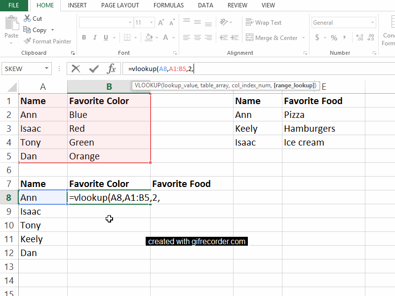How to Use Vlookup in Microsoft Excel Two StepbyStep Examples for