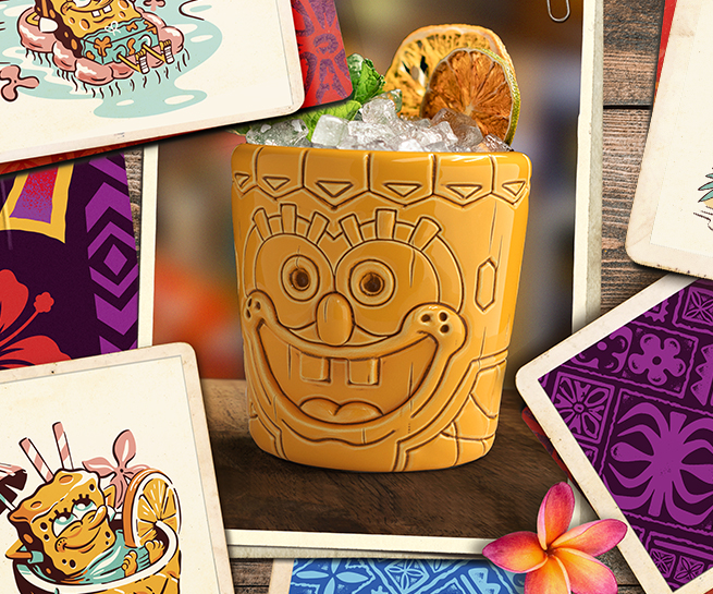 SpongeBob Tiki DEPIPPO DESIGNS