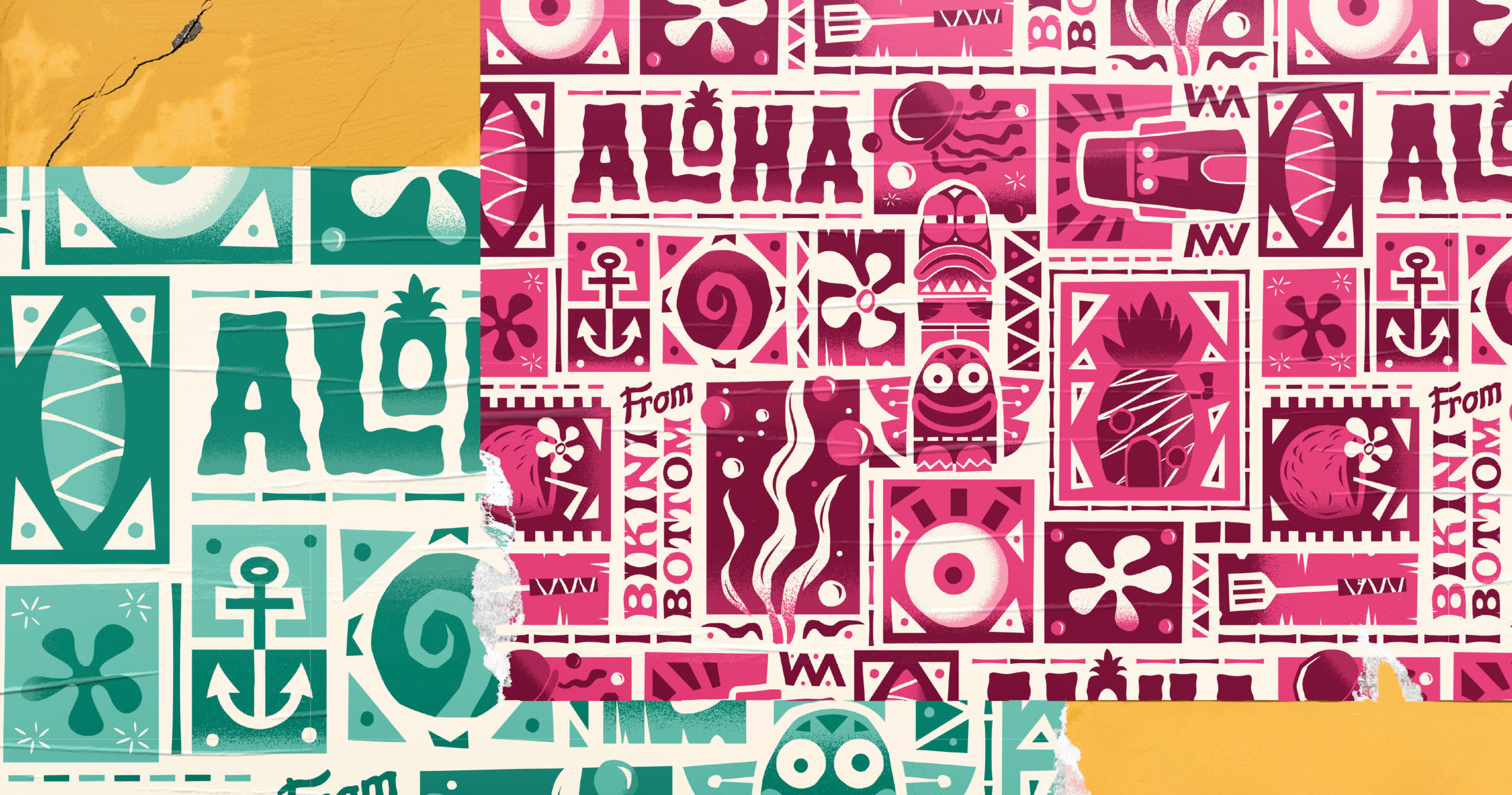 SpongeBob Tiki DEPIPPO DESIGNS