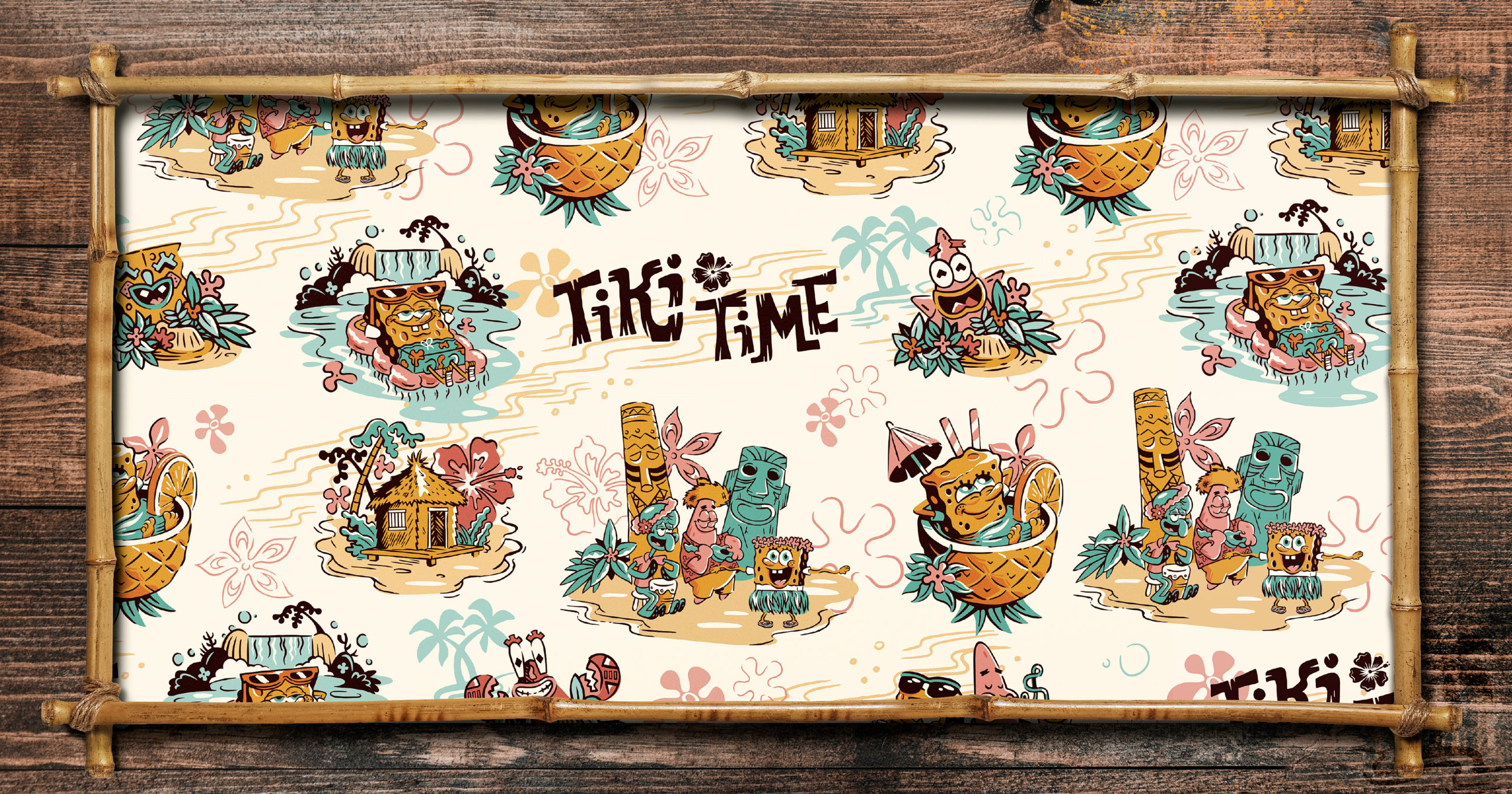 SpongeBob Tiki DEPIPPO DESIGNS