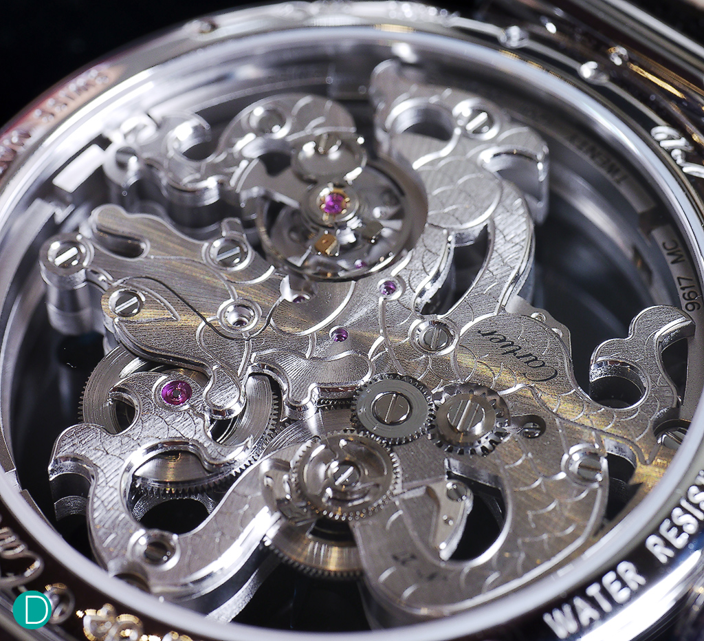 Rotonde De Cartier And Pasha De Cartier Skeleton Dragon Motif Alligator Watches And Wonders 2014