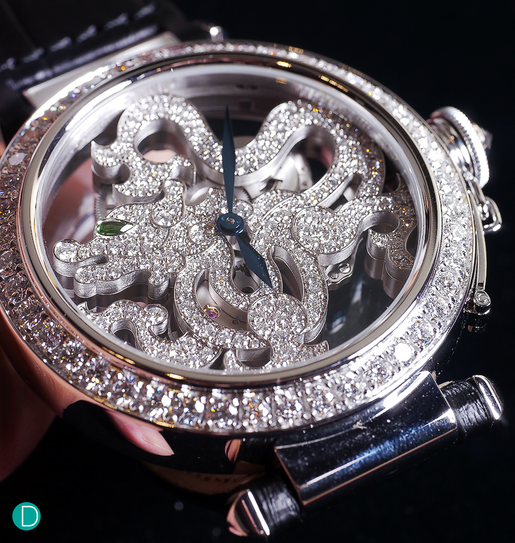 Rotonde De Cartier And Pasha De Cartier Skeleton Dragon Motif Alligator Watches And Wonders 2014