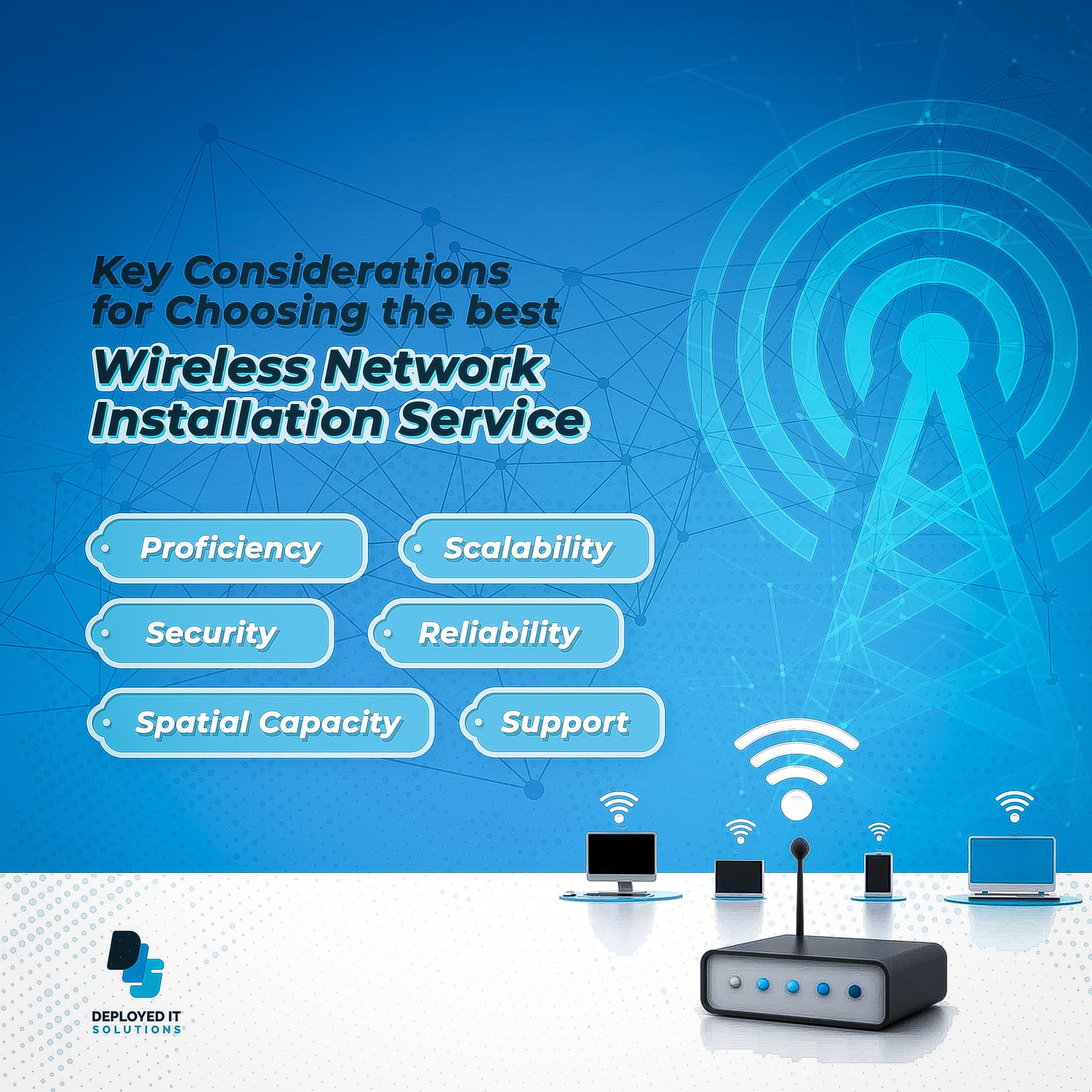 DEPLOYED IT SOLUTIONS CHOOSING THE BEST WIRELESS NETWORK INSTALLATION