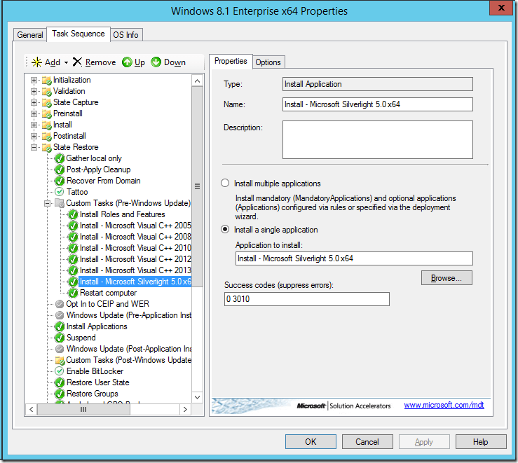 Duplicating Task Sequences in MDT Lite Touch Deployment Research