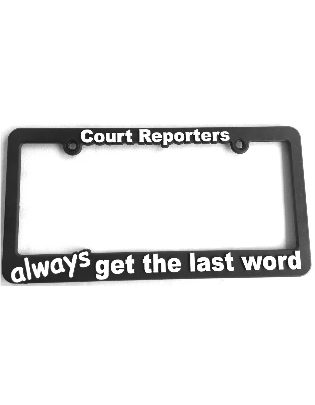 License Plate Frame Depobook Products